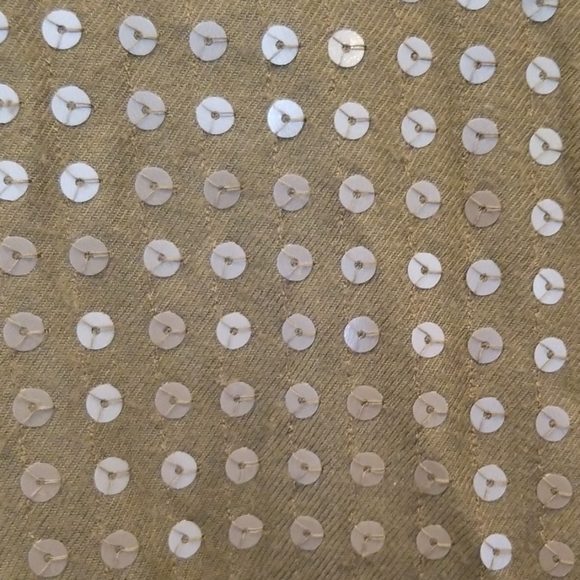 Anthropologie Maeve sequined button down shirt- XS - Picture 4 of 8